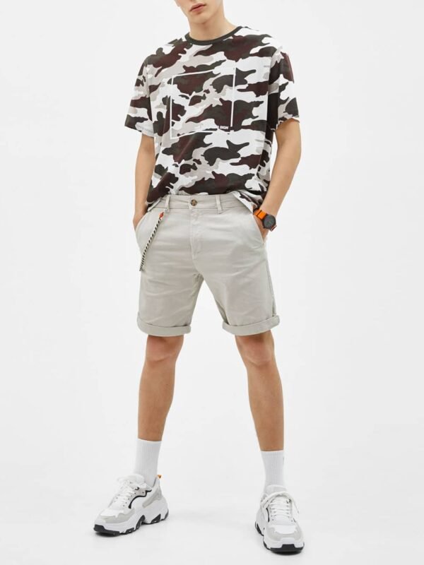 Drawstring Waist Jersey Shorts